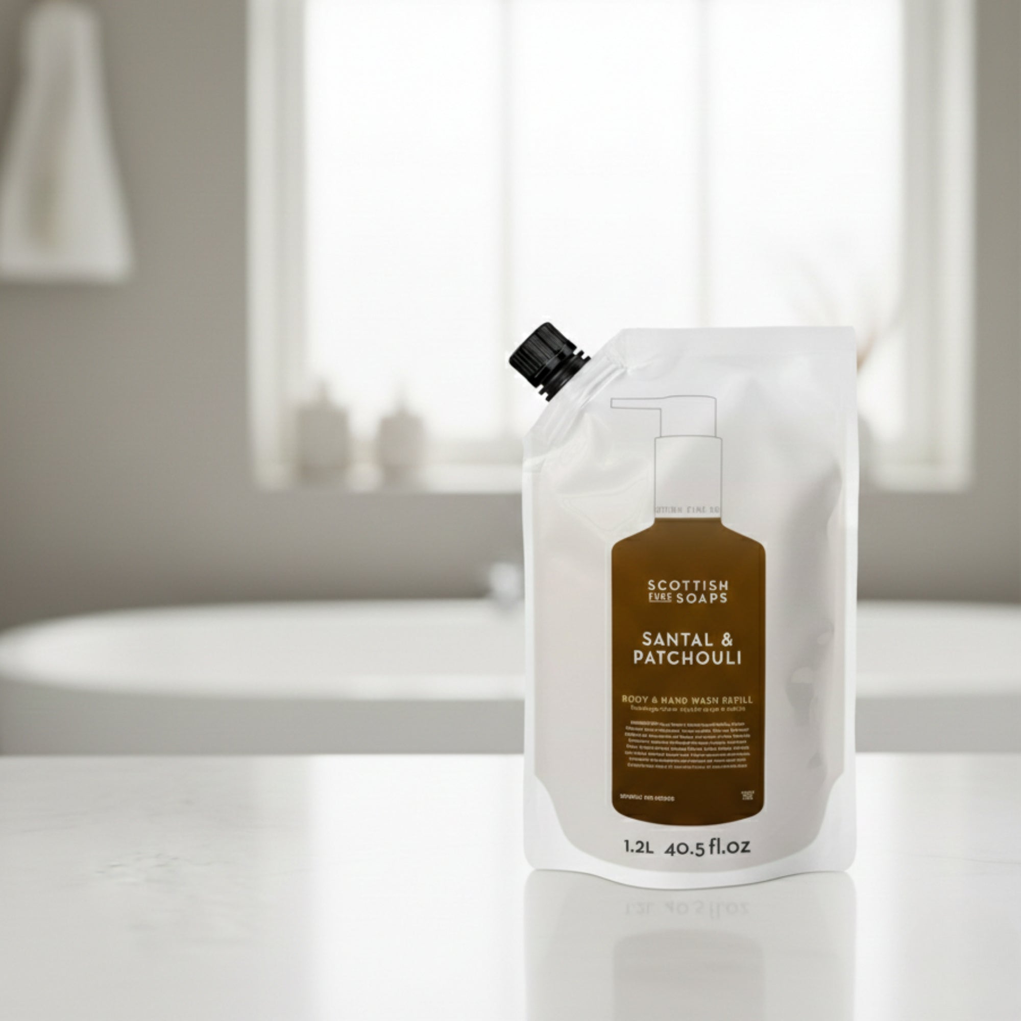 Santal & Patchouli Body & Hand Wash 1.2L Refill