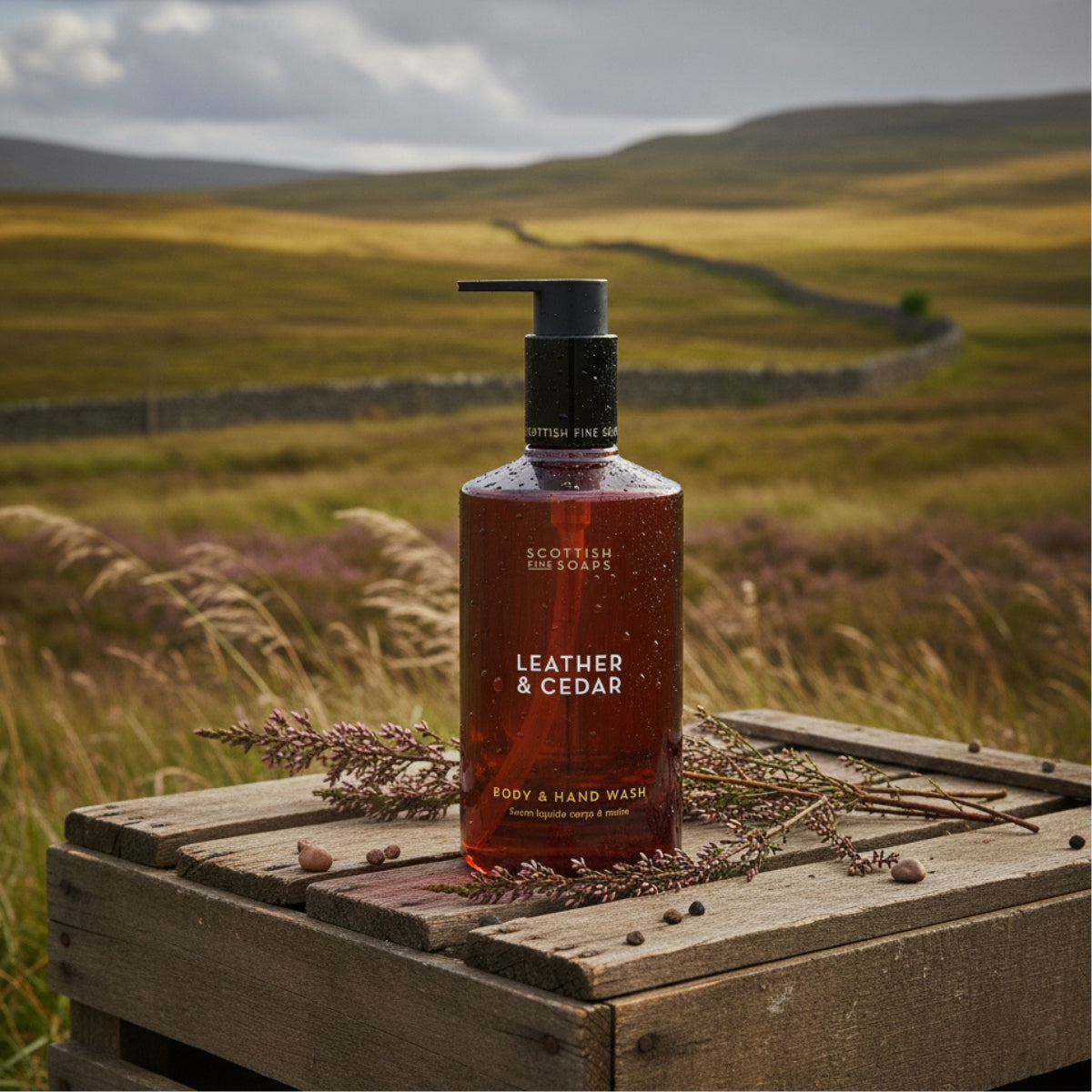 Leather & Cedar Body & Hand Wash 300 ml