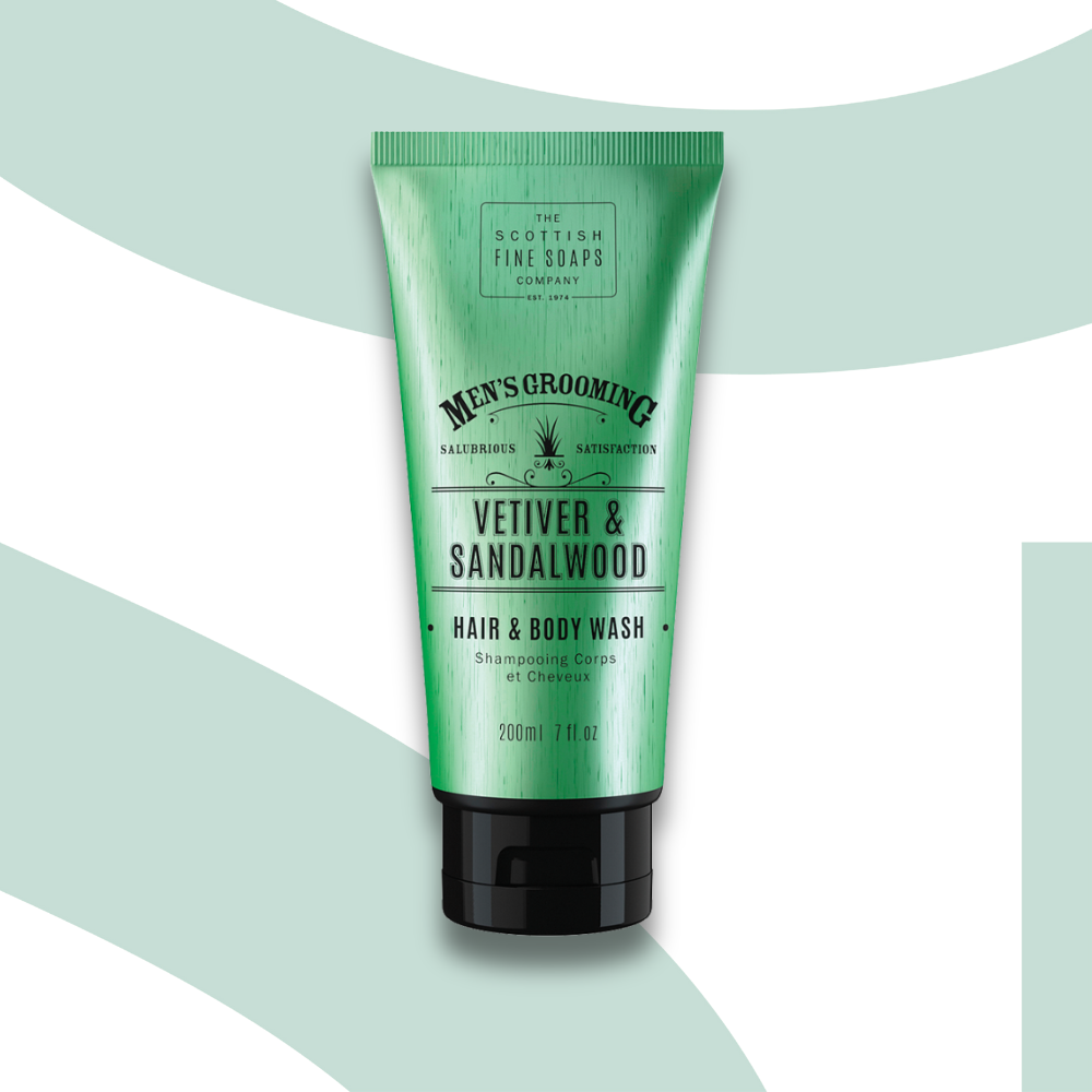 Scottish Fine Soaps Vetiver Sandalwood Hair Body Wash