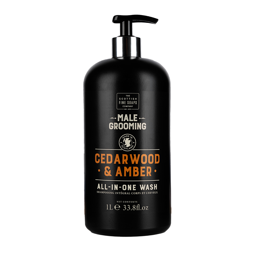 Cedarwood &amp; Amber All in One Wash - 1 Litre