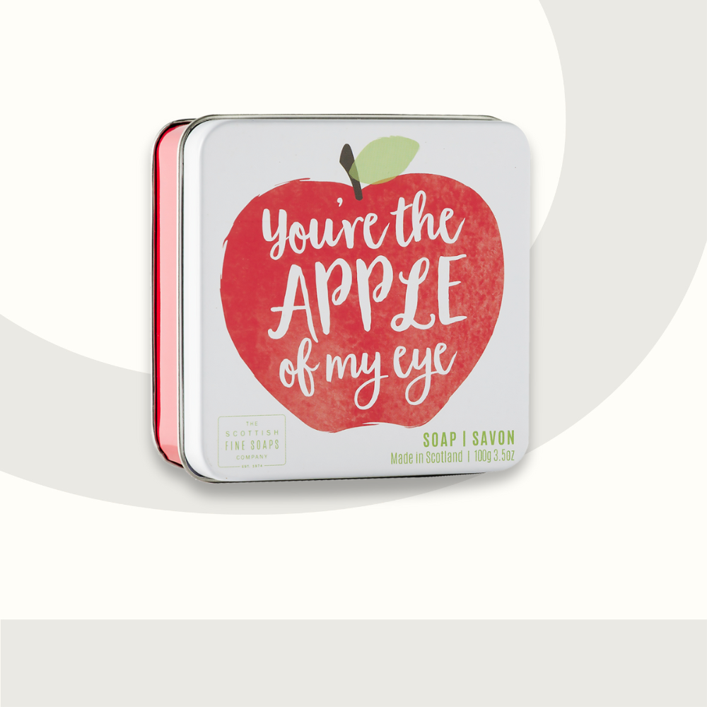 Apple Soap in a Tin