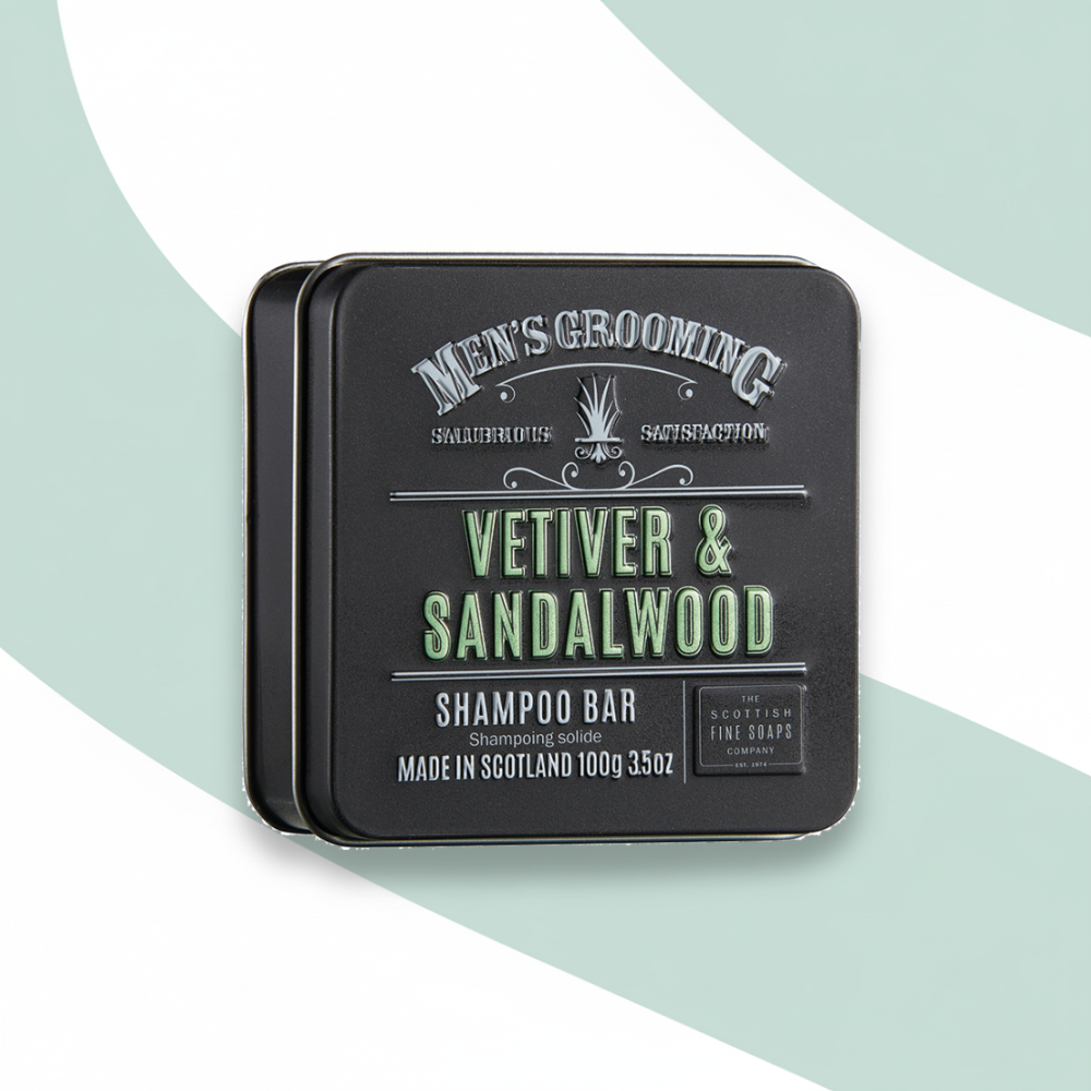 Vetiver & Sandalwood Shampoo Bar