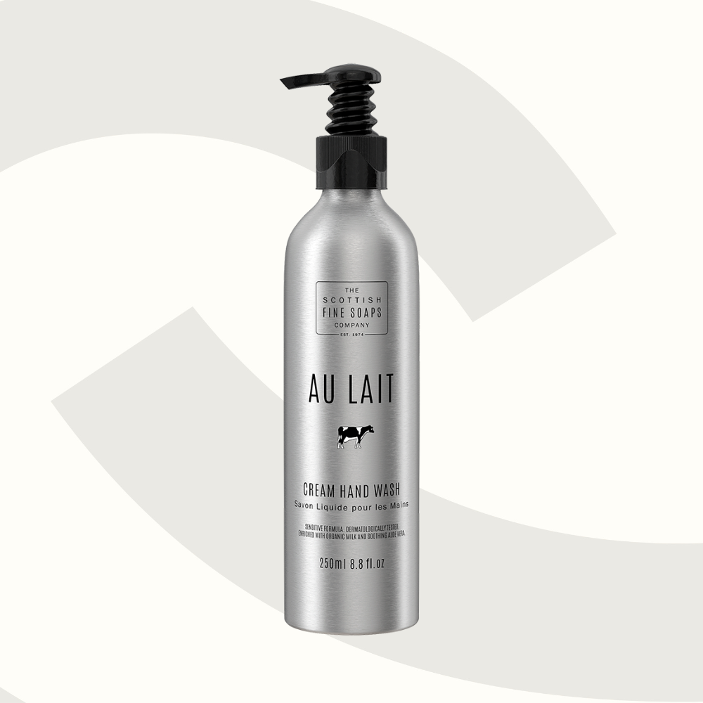 Au Lait Cream Hand Wash - 250ml Aluminium Bottle