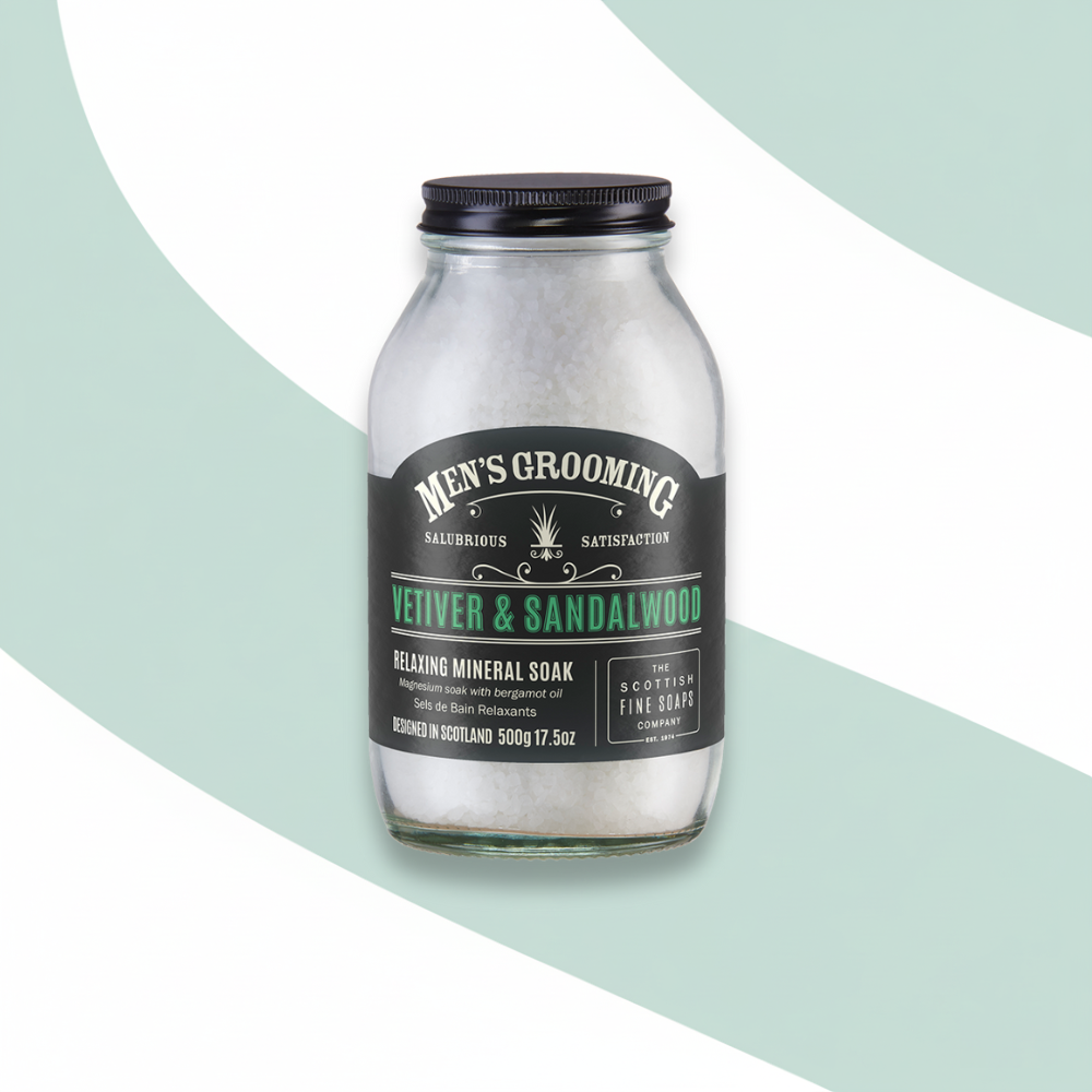 Vetiver & Sandalwood Relaxing Mineral Soak 500g