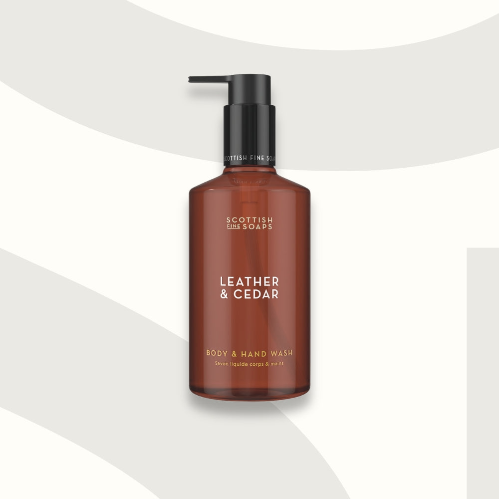 Leather & Cedar Body & Hand Wash 300 ml