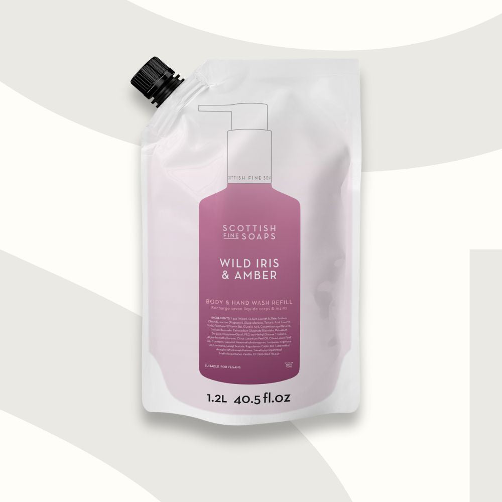 Wild Iris & Amber Body & Hand Wash 1.2L Refill