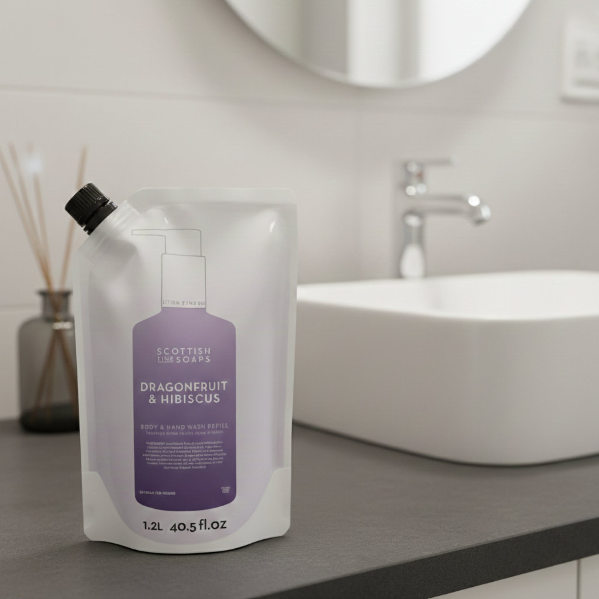 Dragonfruit & Hibiscus Body & Hand Wash 1.2L Refill