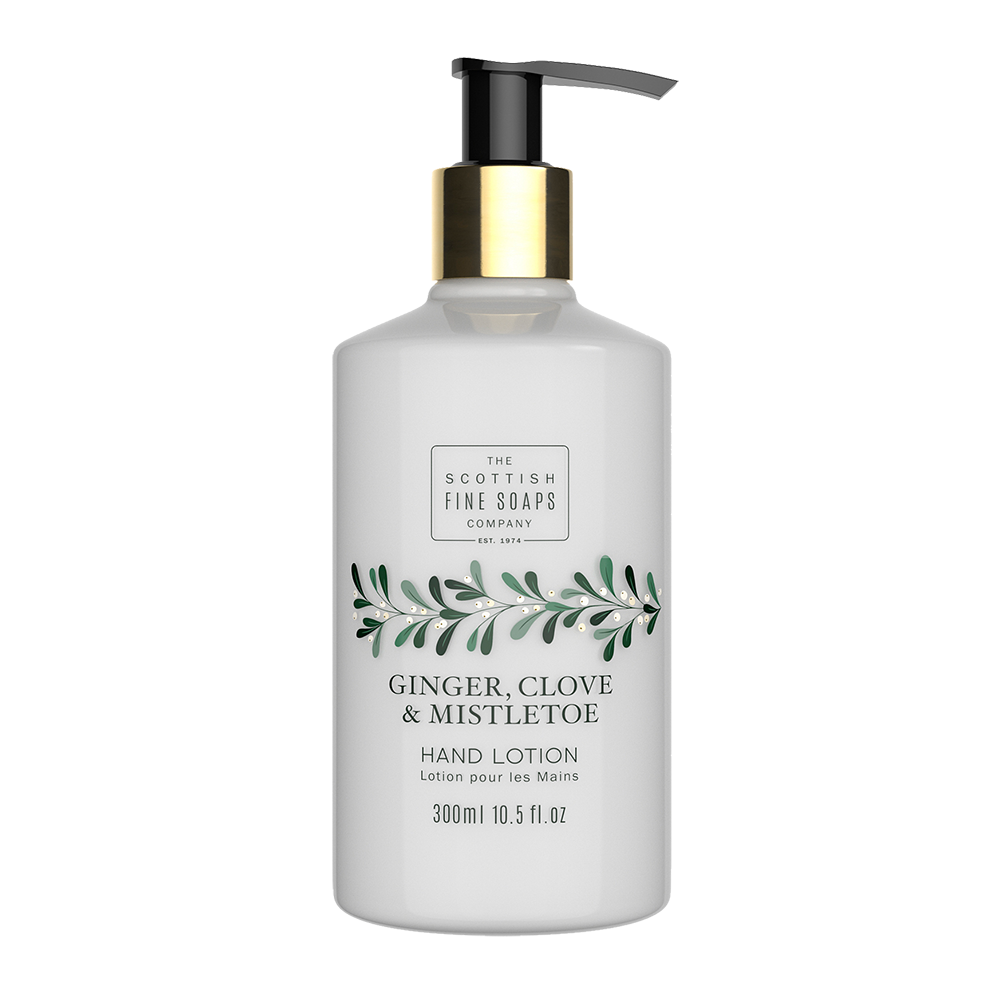 Ginger, Clove & Mistletoe Hand Lotion 300ml Pump Bottle