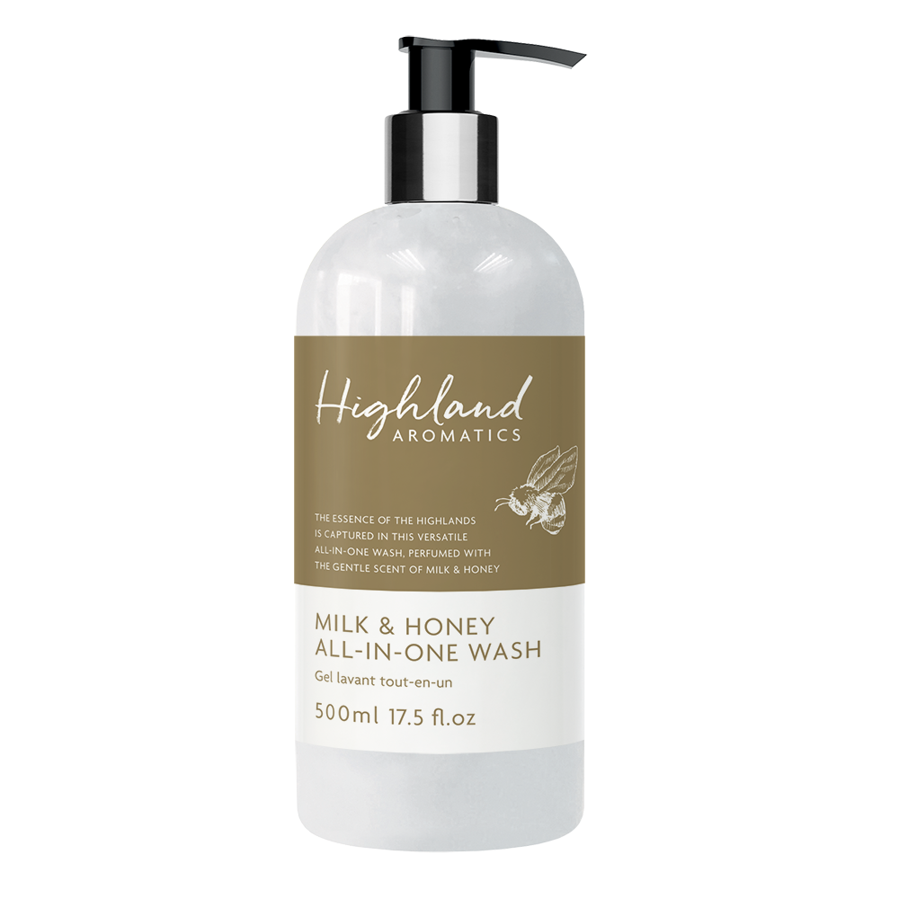 Highland Aromatics - Milk & Honey All In One Wash 500ml