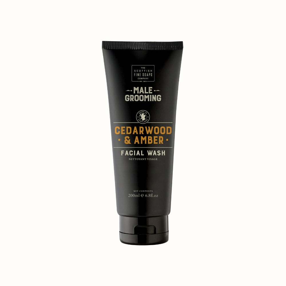 Male Grooming Cedarwood & Amber Face Wash 200ml