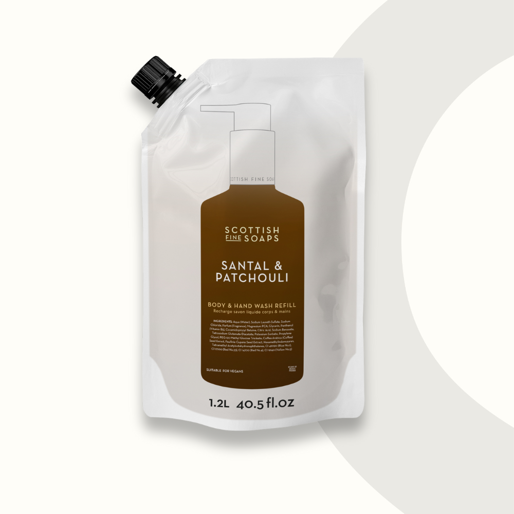Santal & Patchouli Body & Hand Wash 1.2L Refill