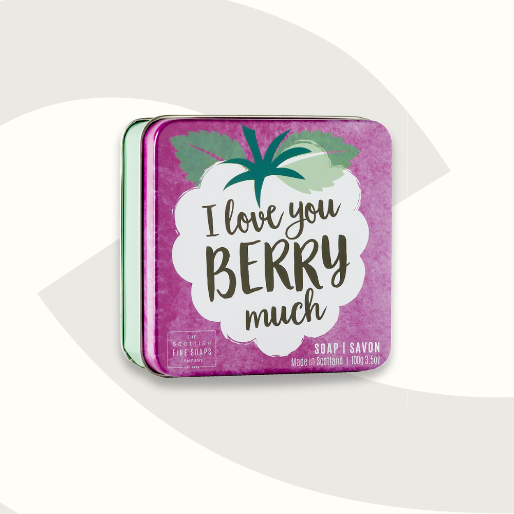 Berry Soap in a Tin