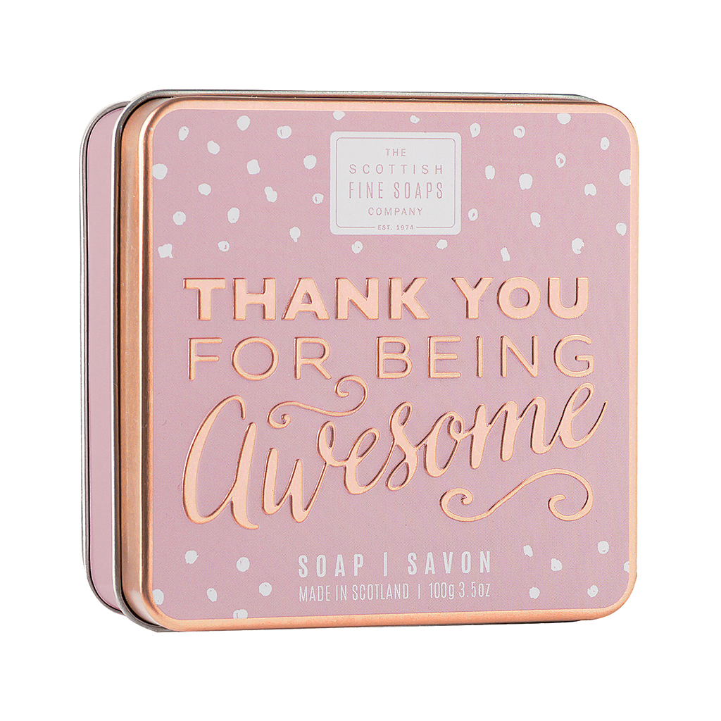 Thank You For Being Awesome - Soap In A Tin