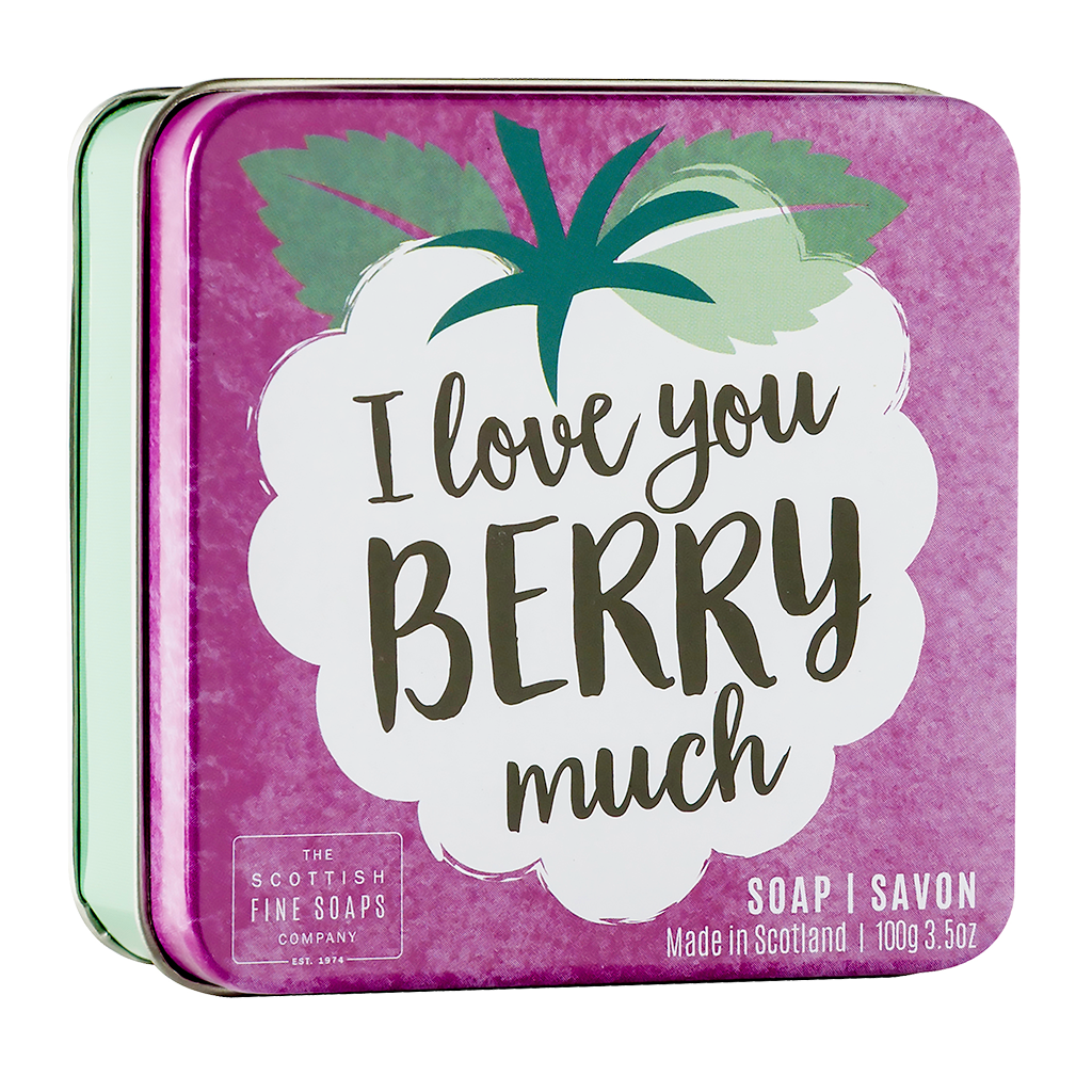 Berry Soap in a Tin