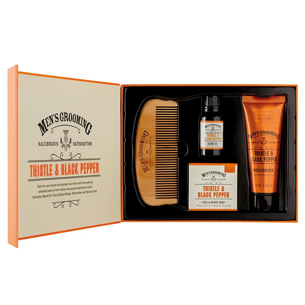 Thistle & Black Pepper Face & Beard Care Kit
