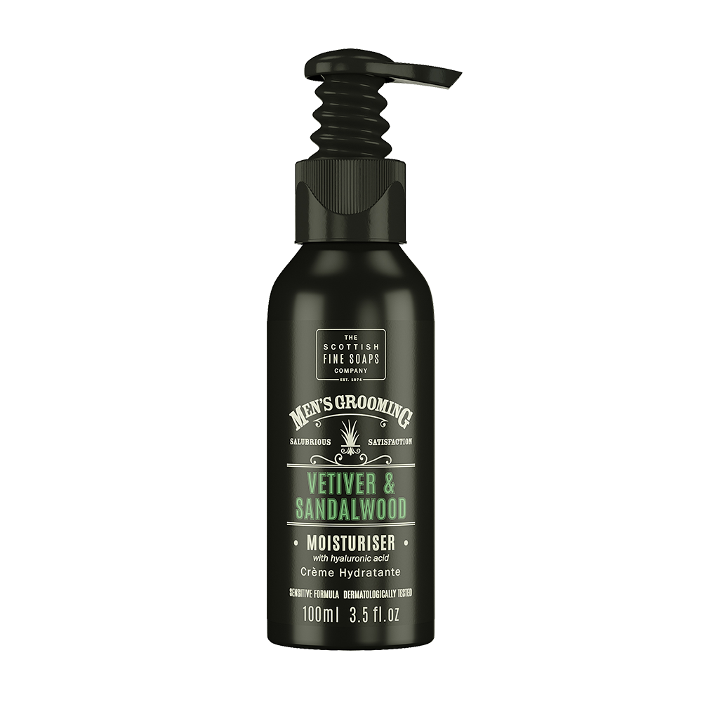 Vetiver & Sandalwood Moisturiser -100ml Pump Bottle