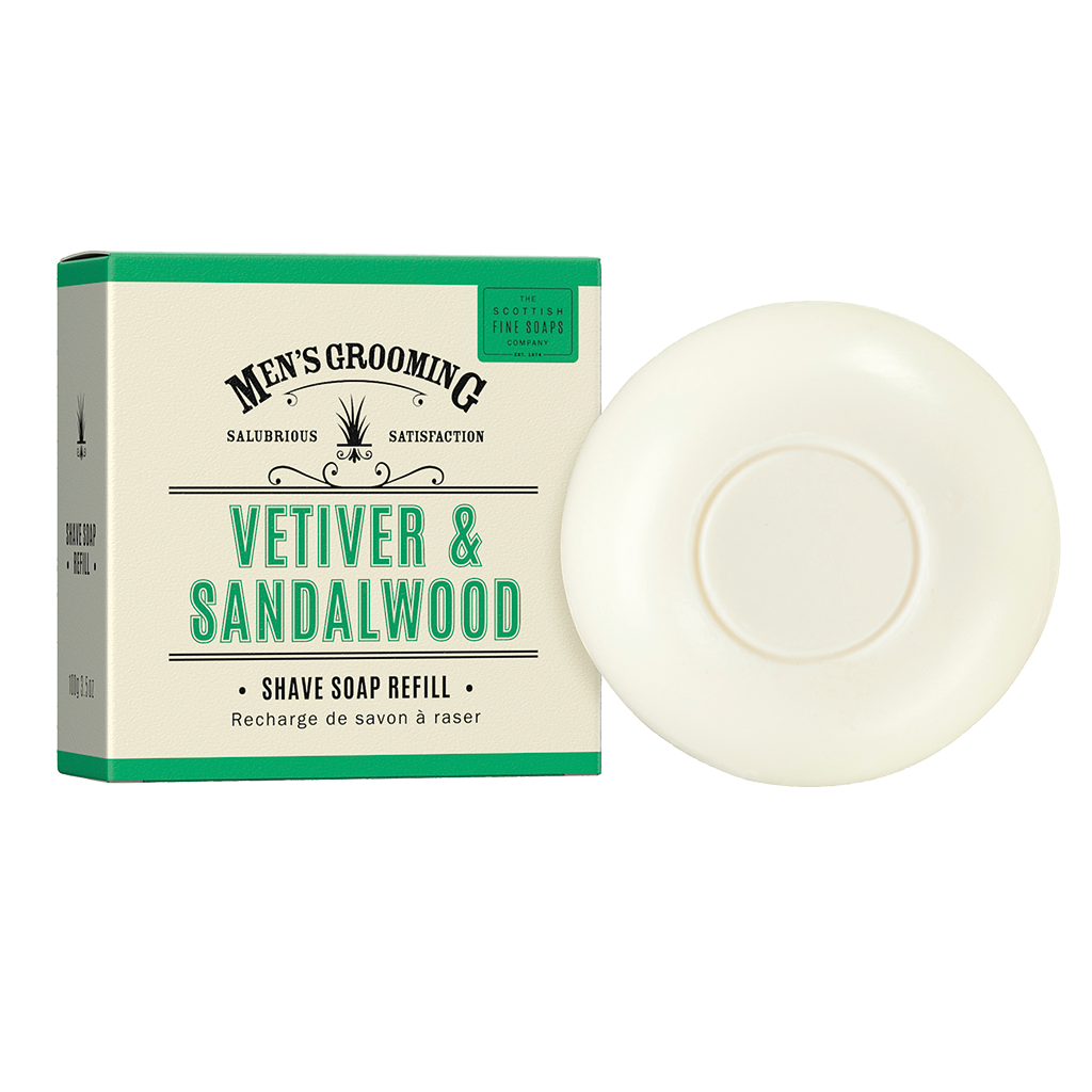 Vetiver &amp; Sandalwood Shave Soap Refill