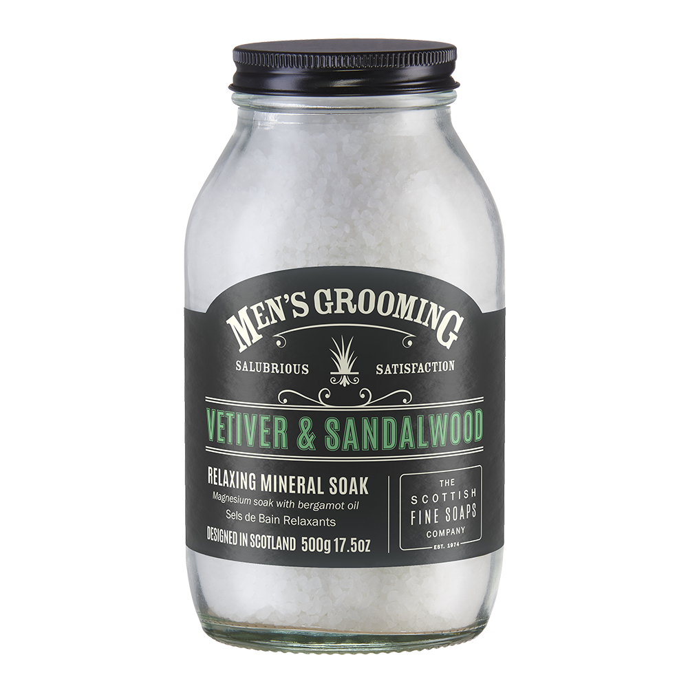 Vetiver & Sandalwood Relaxing Mineral Soak 500g