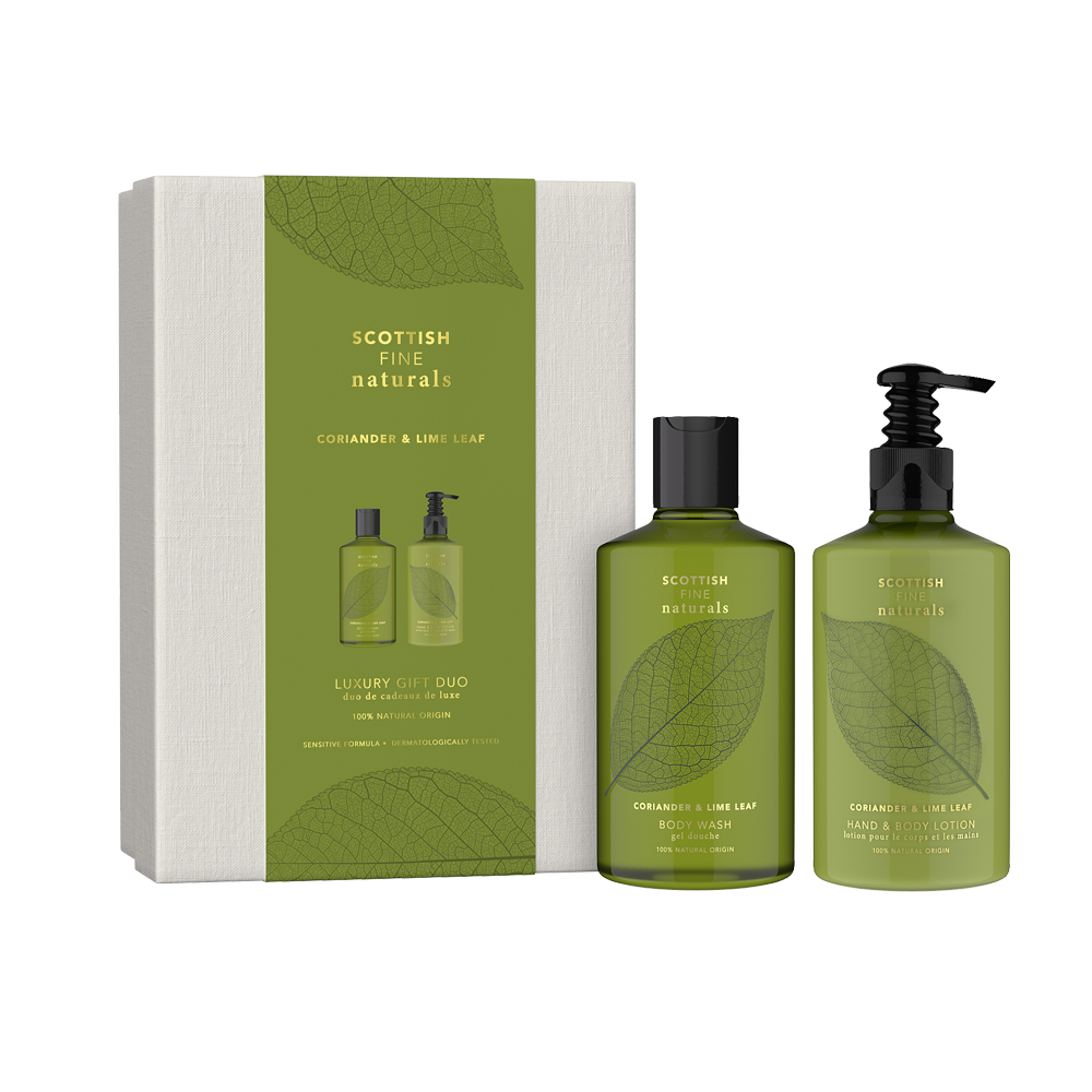 Luxury Gift Duo - Scottish Fine Naurals (300ml Body Wash & 300ml Hand & Body Lotion)